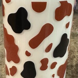 Cow Pattern Acrylic Tumbler